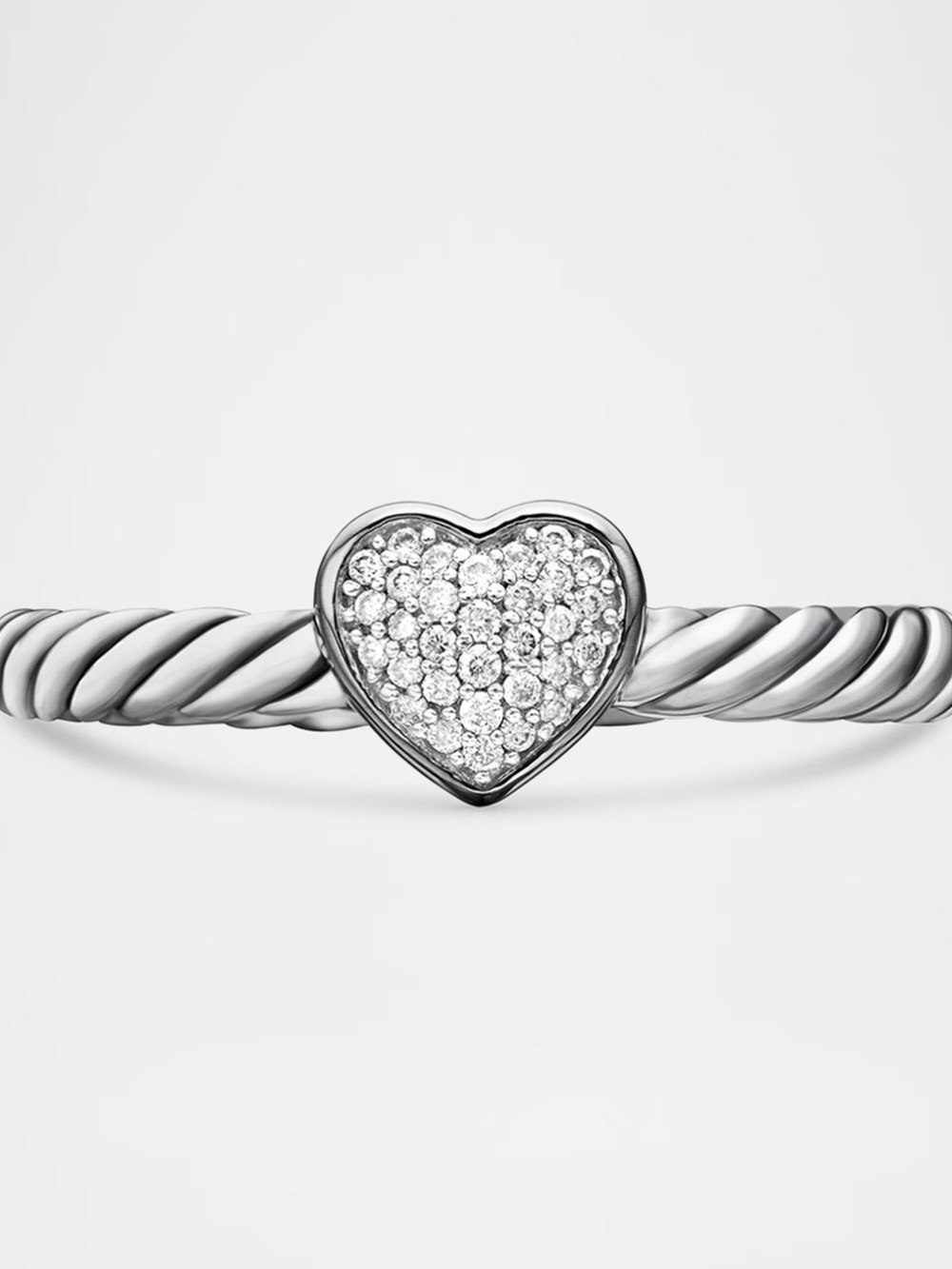 David Yurman Petite Pave Heart ring